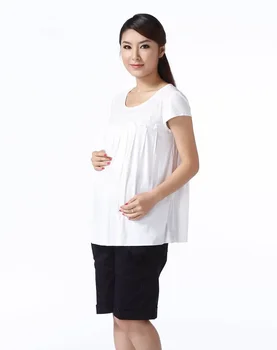  Загрузка беременного ребенка для беременных 2022, забавная женская футболка, футболка с объявлением красной девушки, Одежда для новой мамы большого размера