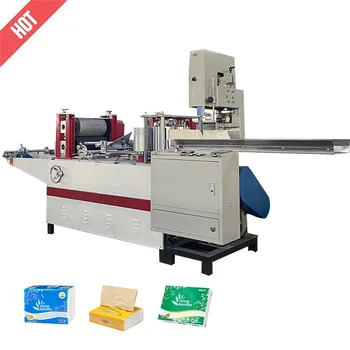  Продается автоматическая машина для изготовления салфеток Высокоскоростная машина для изготовления салфеток Vобразного сгиба с упаковочной машиной для салфеток