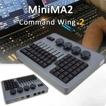  Профессиональный контроллер освещения сцены Command Wing, фейдер сценического освещения wing, консольный фейдер MA и мини-командное крыло