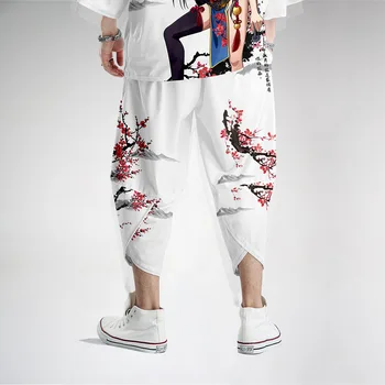  Летние повседневные уличные брюки, мужские спортивные шаровары в китайском стиле, спортивные брюки с эластичной резинкой на талии, штаны для бега трусцой