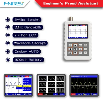 Цифровой ручной осциллограф DSO FNIRSI PRO с пропускной способностью 5 М, частотой дискретизации 20 МС /с, Мини Портативные осциллографы