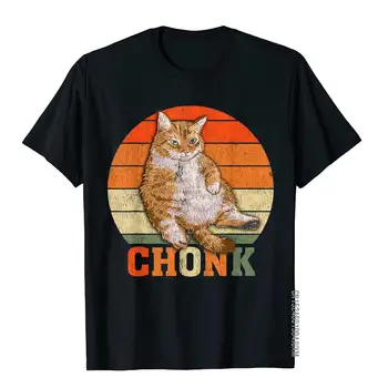  Забавная Футболка с Избыточным Весом Chubby Chonk Cat Meme Memes, Подарочные Топы, Хлопковая Мужская Футболка, Футболки Для Фитнеса