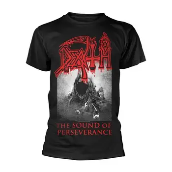  ЧЕРНАЯ футболка DEATH - THE SOUND OF PERSEVERANCE с крупным принтом спереди и сзади