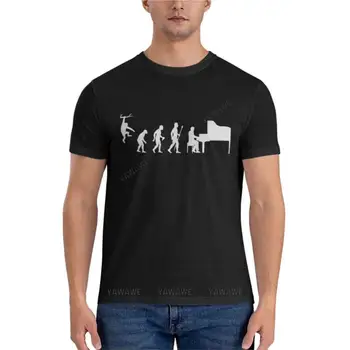  Забавная футболка Piano Evolution Essential, милая одежда, футболка, короткая эстетичная одежда, спортивные рубашки, черная футболка для подростков, лето