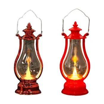  Креативный настольный фонарь, энергосберегающий электронный светильник высокой яркости, Винтажная подвесная светодиодная лампа-свеча