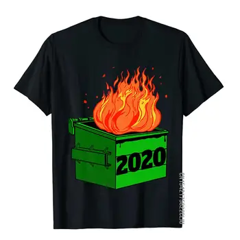  2020 Пожар в мусорном контейнере, новинка, 2020 Плохой год, футболка премиум-класса, мужские подарочные футболки в стиле ретро, хлопковая футболка на заказ