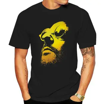  Мужская распродажа, вдохновленная неофициальной футболкой Leon The Professional Face, черная футболка с мелким принтом, мужская короткая футболка