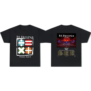  Потрясающая футболка Lady Casual 2023 Tour Ed Sheeran Mathematics Tour Австралия, США, футболка, Женские футболки, Графическая Уличная одежда, S-3XL