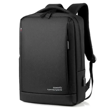  Мужские роскошные модные водонепроницаемые Оксфордские рюкзаки для деловых ноутбуков с USB-зарядкой, Многофункциональный рюкзак для путешествий большой емкости