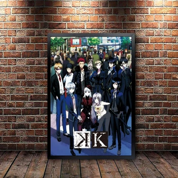  K - Возвращение короля, Плакат аниме, сериал, Печать на холсте, постер фильма на заказ, горячая новая драма В Японии, Настенная живопись, украшение в подарок