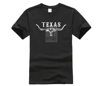 Мужская короткая забавная футболка с круглым вырезом, футболка штата Техас, Лонгхорн, Лоун Стар, Сделай свою собственную рубашку