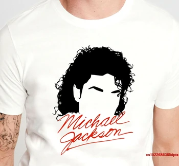  Футболка Майкла Джексона для мужчины, звезды музыки рок-поп, 100% хлопок, мужская футболка HQ MJ