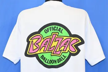  винтажная ОФИЦИАЛЬНАЯ ИГРУШКА BALZAC 90-х ГОДОВ с воздушным ШАРОМ MILTON BRADLEY, двусторонняя футболка XL
