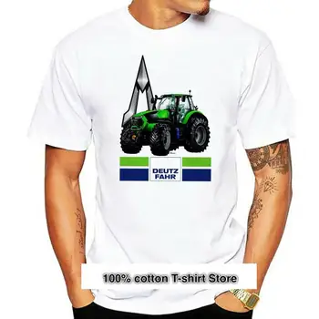  Deutz Fahr Tractor-Camiseta blanca para hombre (1)