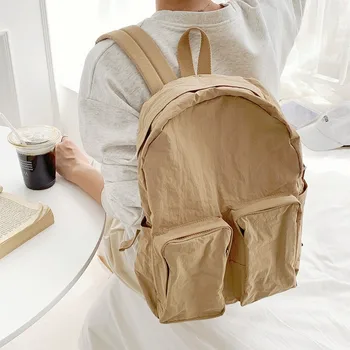  Корейский стиль, суперлегкий женский рюкзак из нейлоновой ткани, женский рюкзак большой емкости для девочек-подростков, школьный рюкзак для путешествий