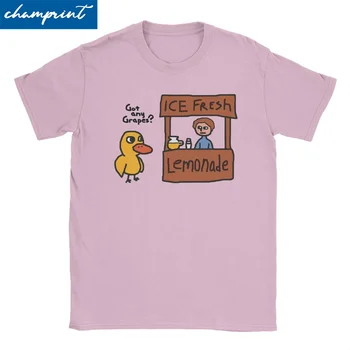  Футболки Funny Duck Got Any Grapes Мужские и женские хлопковые винтажные футболки с круглым вырезом, футболка с коротким рукавом, одежда в подарок на день рождения