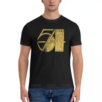 мужская хлопковая футболка Studio 54Classic, футболка, мужские графические футболки, аниме, мужские однотонные футболки для мужчин, хлопковая мужская черная футболка