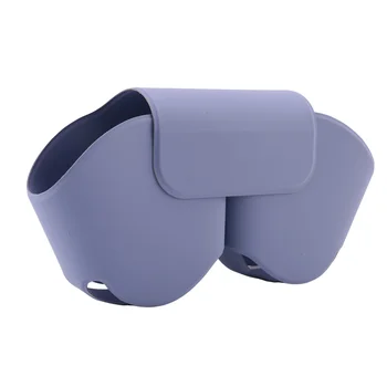  Для гарнитуры AirPods Max Высококачественная удобная сумка для наушников из искусственного силикона, защитный чехол от царапин, фиолетовый