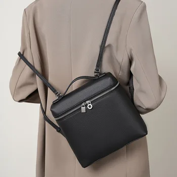  Женская сумка из воловьей кожи с головным слоем, новый модный рюкзак, Женская сумка из натуральной кожи, дорожный рюкзак большой емкости
