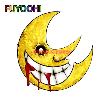 FUYOOHI Soul Eater Moon Виниловая наклейка на автомобиль, аниме-наклейка, индивидуальность, графика, водонепроницаемое украшение для мотоцикла
