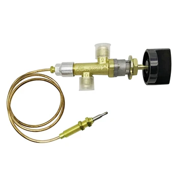  Комплект предохранительных клапанов для камина с пропановым газом низкого давления 5/8-18UNF (вспышка 3/8 дюйма)