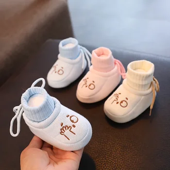  Детская обувь Весна и осень, 6-12 месяцев, обувь для малышей на мягкой подошве, детская обувь не отваливается от 0 до 1 года