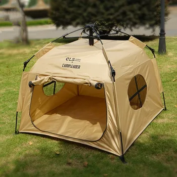  Палатка для домашних животных на открытом воздухе, автоматический складной питомник для кошек и собак, непромокаемая солнцезащитная переносная автомобильная палатка для кемпинга