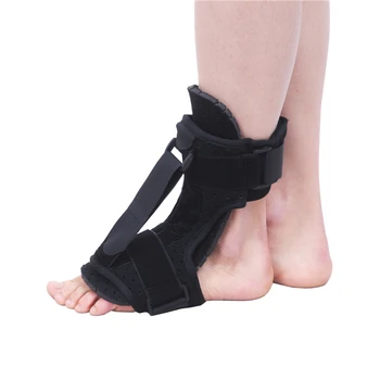  1 шт. ортез для голеностопного сустава, регулируемый на один размер, черная ночная шина для ног, пояс для фиксации нижнего сустава, инструмент для ухода, связки