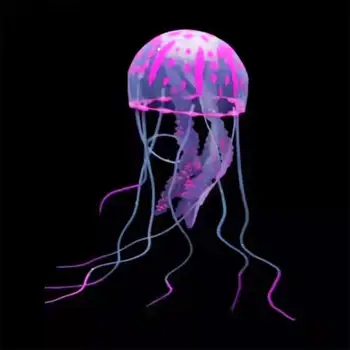  Искусственные украшения в виде медуз, светящиеся медузы, аквариум, ландшафтные украшения, имитация плавающей медузы для аквариума