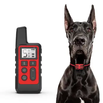  Ошейник для дрессировки собак, Устройство для защиты от лая с вибрацией электрическим током, Электронные ошейники с дистанционным управлением, Водонепроницаемые принадлежности для домашних животных