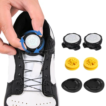  1 пара шнурков для кроссовок из металлической проволоки с автоматической пряжкой, шнурки для детей / взрослых без завязок, шнурки для обуви с быстрой фиксацией, шнурки для кроссовок