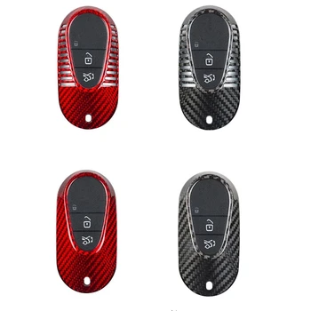  TPU Key Cover Shell Remote Smart Soft Fob Из Углеродного Волокна Для Mercedes Benz S Series S400 S320l S350l S450l S500l 2021