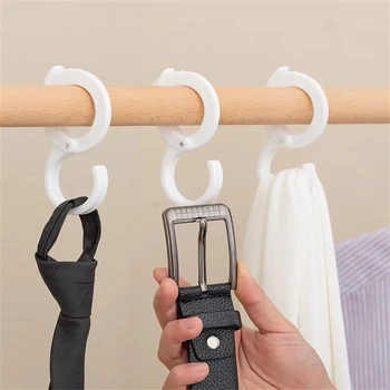  Переносные крючки для кухонной вешалки, Многофункциональная вешалка для крючков, регулируемый шкаф для одежды, S-образные перила для дома