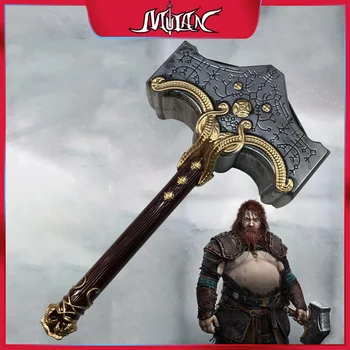  God of War Игровой периферийный резиновый реквизит Средневековое Традиционное рыцарское оружие Thor Hammer1:1 Игрушки для косплея в подарок мальчику
