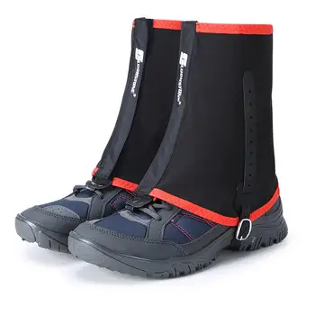  1 пара зимних ботинок, водонепроницаемые чехлы для обуви с защитой от песка, зимние гетры для катания на лыжах, кемпинга, пешего туризма, скалолазания.
