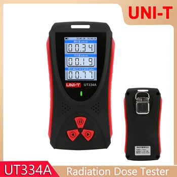  UNI-T UT334A Измеритель дозы облучения Дозиметр Счетчик Гейгера Рентгеновский бета-гамма детектор Радиометр Звуковая сигнализация Измерительный прибор Тестер