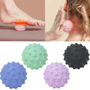  Массажный мяч для йоги, Массажный ролик, снимающий Мышечное напряжение, Нажимные Массажные шарики, подходящие для лечения триггерных точек, Упражнения Йоги