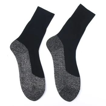  Новейшие модные носки из 35-градусного алюминированного волокна для детей и взрослых, повседневная теплоизоляция, практичные длинные теплые носки унисекс