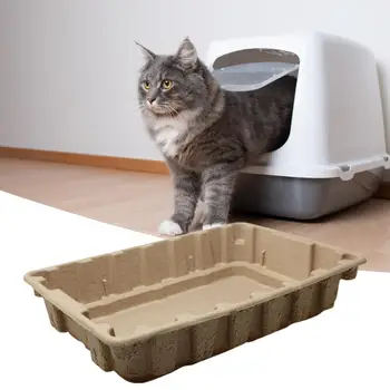  Прочное кошачье судно, усиленный гигиенический влагостойкий ящик для приучения к горшку для кошачьего туалета