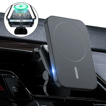  Автомобильное беспроводное зарядное устройство Air Vent Держатель телефона для Iphone 14 13 12 Mini Pro Max Автозарядные устройства Быстрая зарядка Держатель для автомобиля