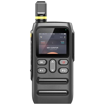 1 комплект цифровой портативной рации общего пользования JX-700 4G, цифровая портативная рация, черный ABS