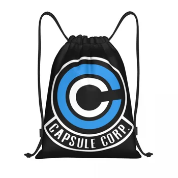  Capsule Corp. Рюкзак на шнурке, спортивная спортивная сумка для мужчин, женский рюкзак для покупок