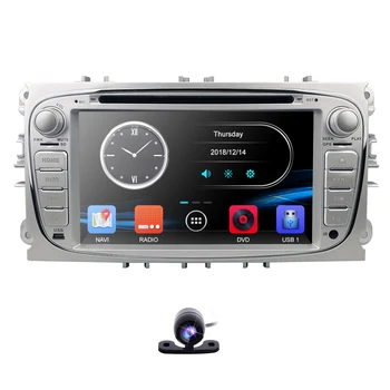  Головное устройство с сенсорным экраном 7 дюймов Для Ford Focus/Mondeo/S-max/C-max/ Galaxy/Kuga/Transit Connect GPS Navi Mirror Link AM