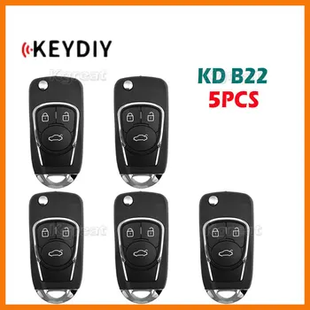  5шт Keydiy KD B22 Многофункциональный Универсальный Дистанционный Ключ B22-3 B22-4 Кнопочный Дистанционный Ключ для Для KD900 KD-x2 KD Mini Key Programmer