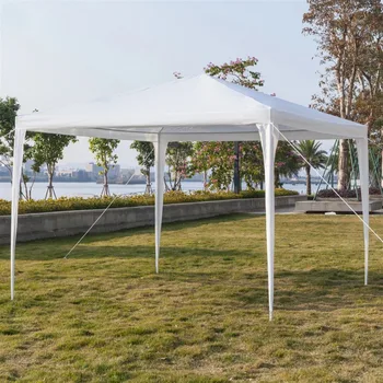  Водонепроницаемая палатка из полиэтилена 3 * 3 м со спиральными трубками, закрывающая верхнюю часть палатки, навес для укрытия, водонепроницаемый пляжный навес для кемпинга, белый