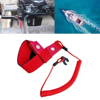  Подвесной красный выключатель остановки двигателя для лодочного мотора Страховочный шнур для морского мотора YAMAHA Страховочный трос Выключатель аварийного отключения