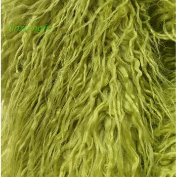  Шерстяной длинный бархат редис, длинная шерстяная ткань, пляжный кашемир 9 см.
