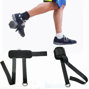  Веревочные ремешки на щиколотках для ног, легкие и портативные, с металлической пряжкой, нейлоновый ремешок, регулируемые для тренировки веса, долговечные.