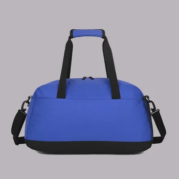  Дорожный багаж большой емкости Вещевой мешок Портативная Синяя спортивная сумка для спортзала Легкая Водонепроницаемая Нейлоновая сумка для фитнеса для мужчин для плавания для тренировок