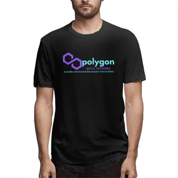  Polygon MATIC NETWORK Essential Men Удивительные футболки С коротким рукавом и круглым вырезом, мужская футболка из хлопка, Новое поступление летней одежды